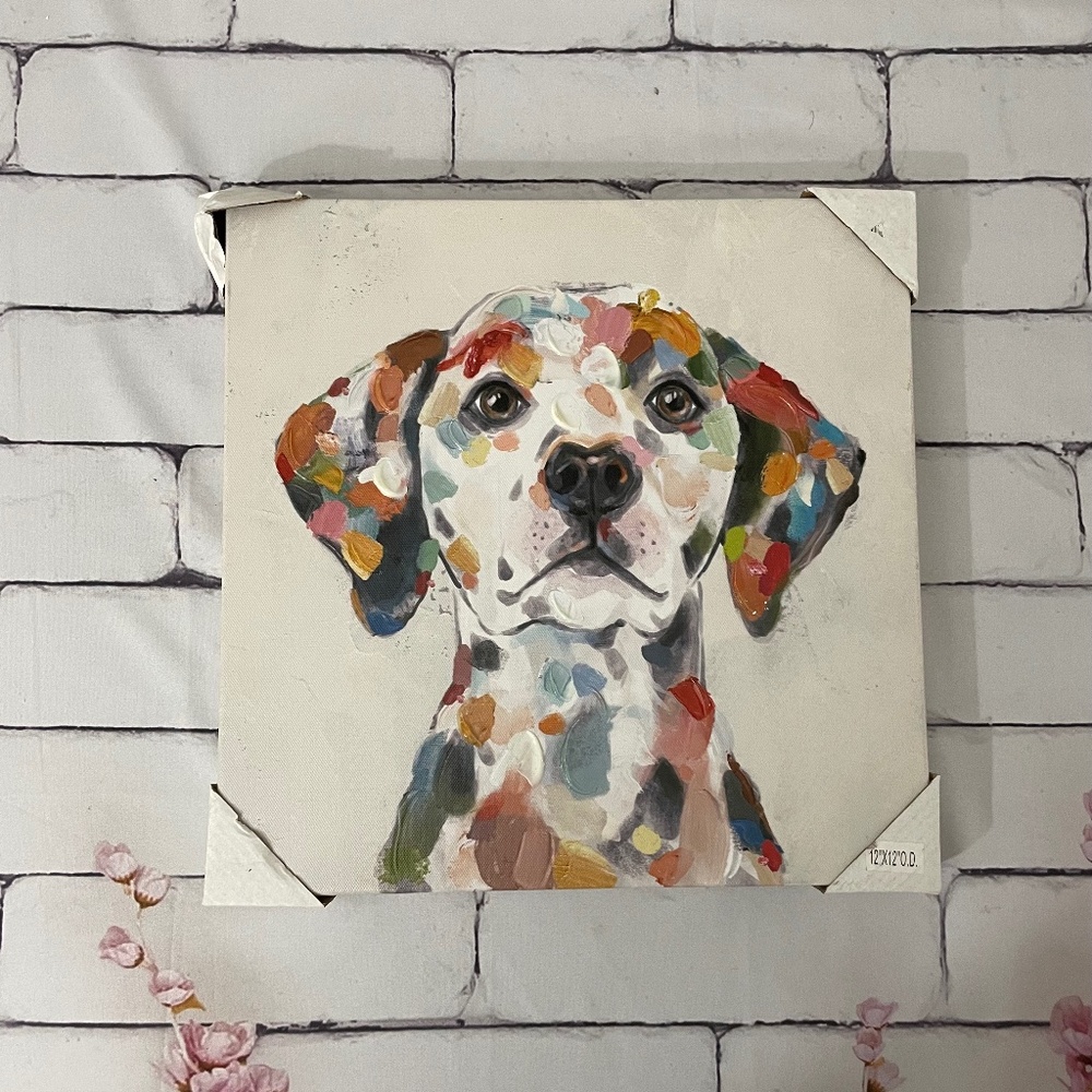 Colorful Dog Portrait
